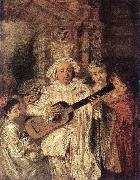 WATTEAU, Antoine Gilles and his Family oil painting